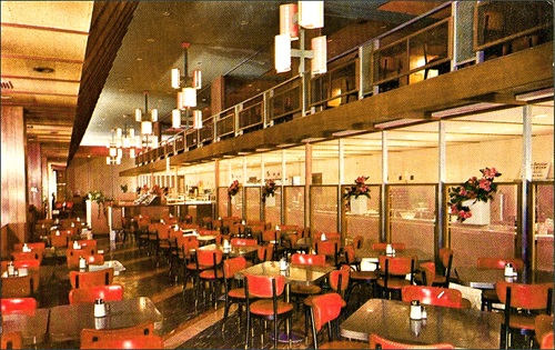 Interior of Clifton's Cafeteria