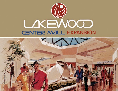 Mall expansion concept image from around 1976