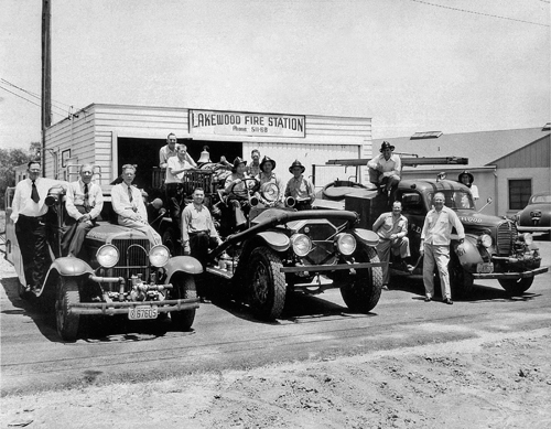 Lakewood Fire Station in 1942