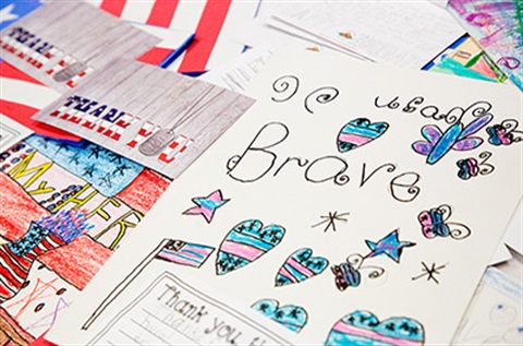 Cards written to servicemembers