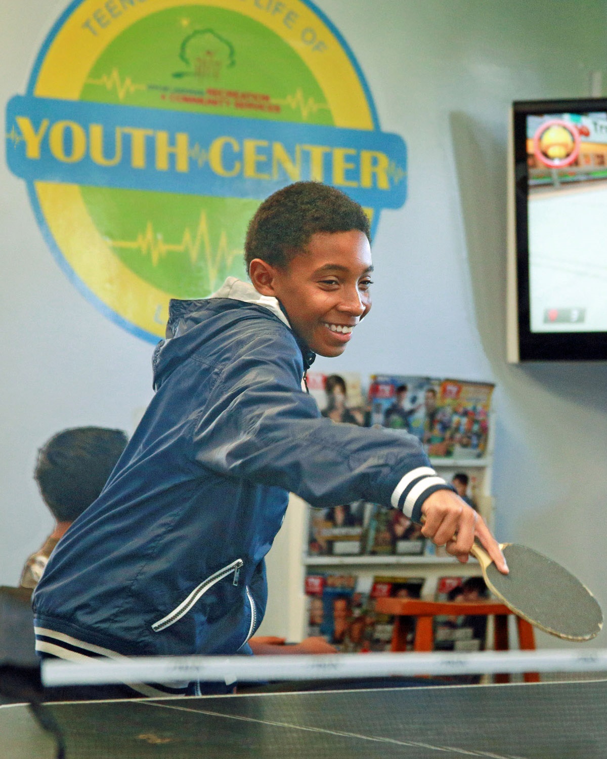 Youth Center ping pong game
