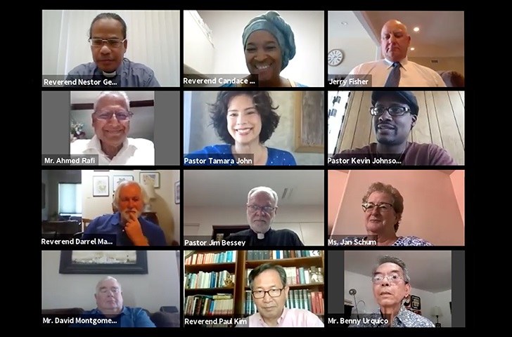 Interfaith Council Zoom meeting