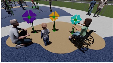 Tot Lot and accessible equipment
