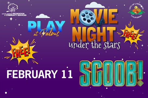 Movie Night Under the Stars SCOOB on Feb 11