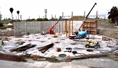 Building new water storage tanks