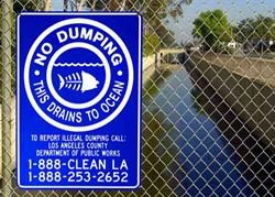 Drains to ocean