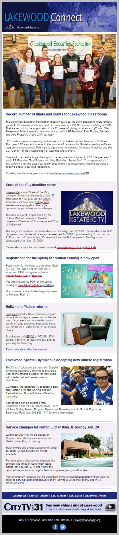 Sample of Lakewood emag