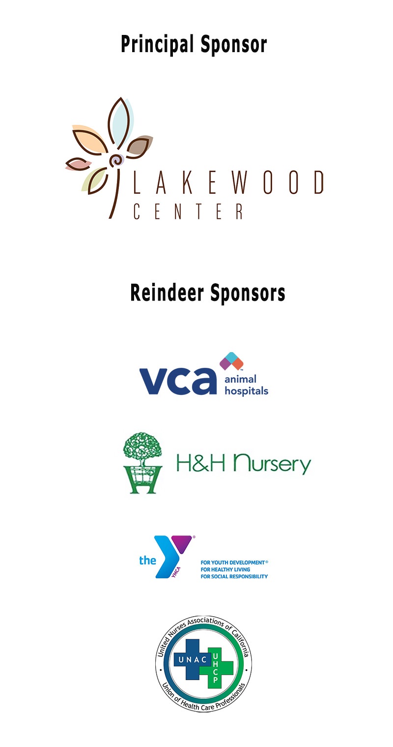 Tree Lighting principal and Reindeer sponsors