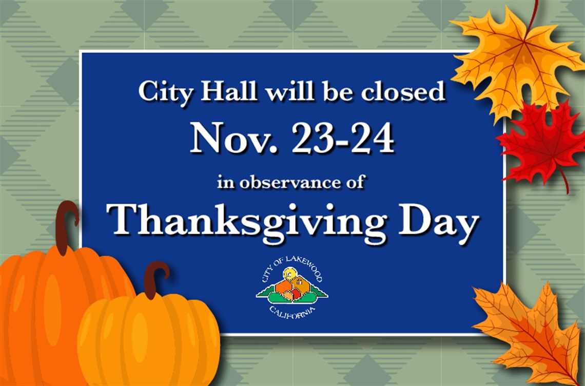 CityHallClosure-Thanksgiving 2023