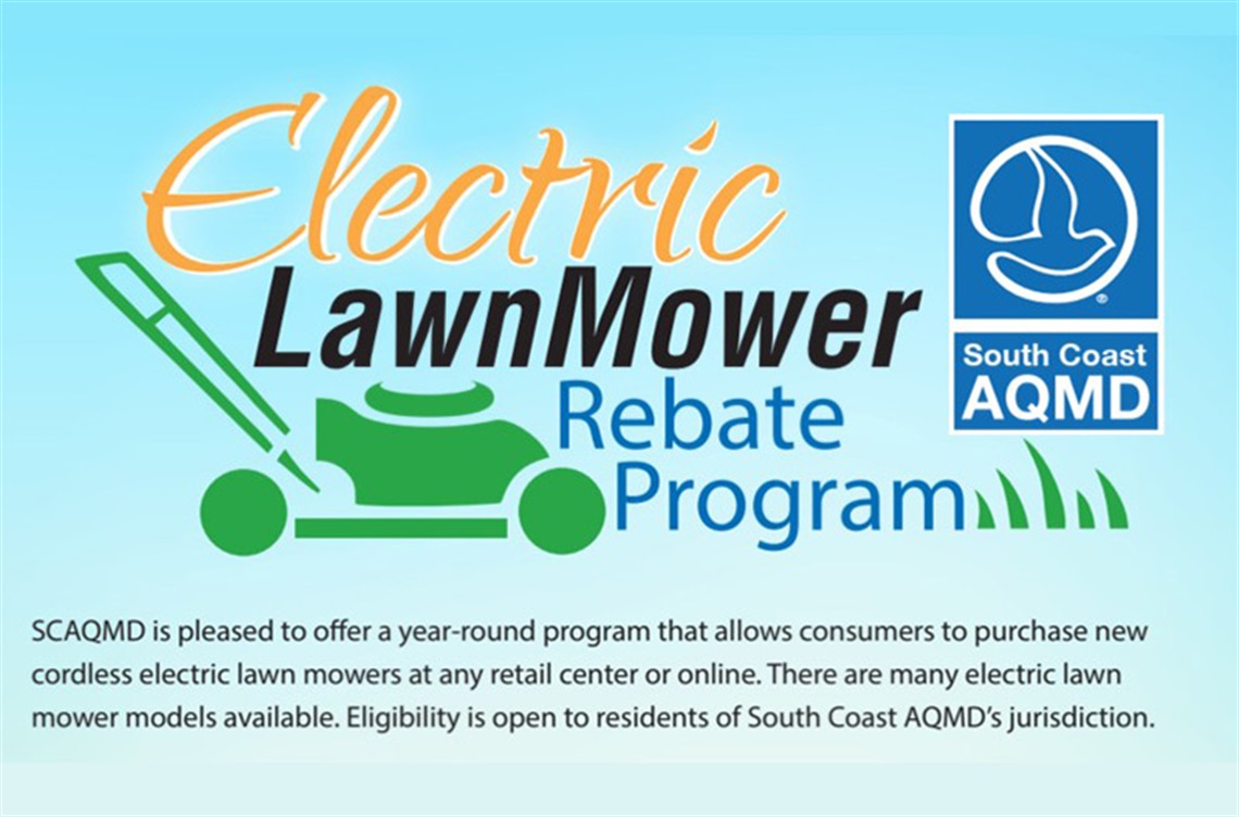 Electric lawnmower rebate