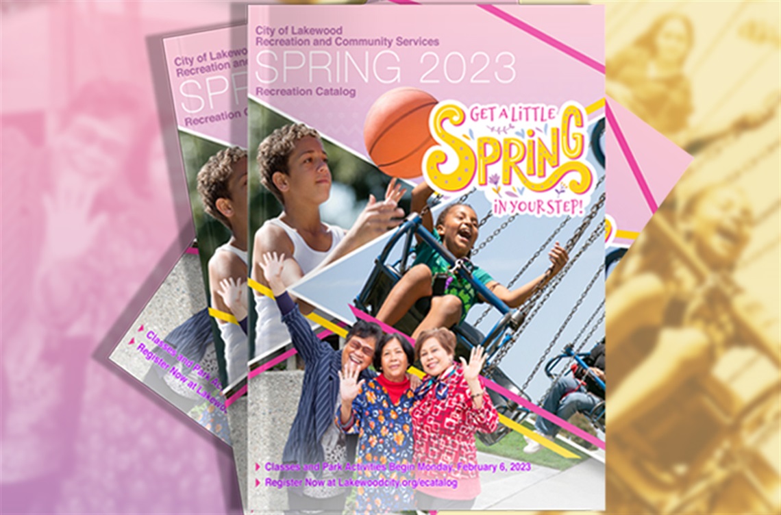 Spring 2023 recreation catalog cover